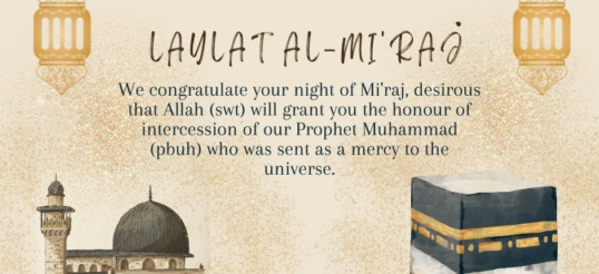 MİRAÇ GECEMİZ MÜBAREK OLSUN…